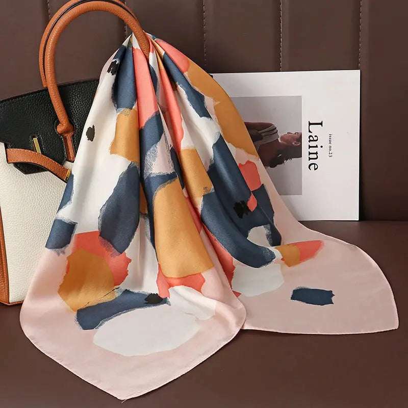 Carré en Soie 100%Luxe - 10 Façons de le Porter (Cheveux, Sac, Décolleté) Bodyssayy.